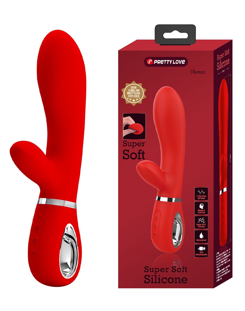 Thomas -Rabbit Vibrator - Red