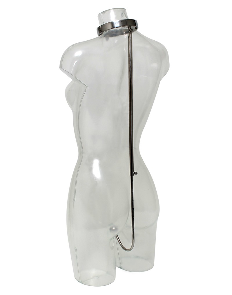 Bondage Hook with Collar (Ø 120 mm) - Silver