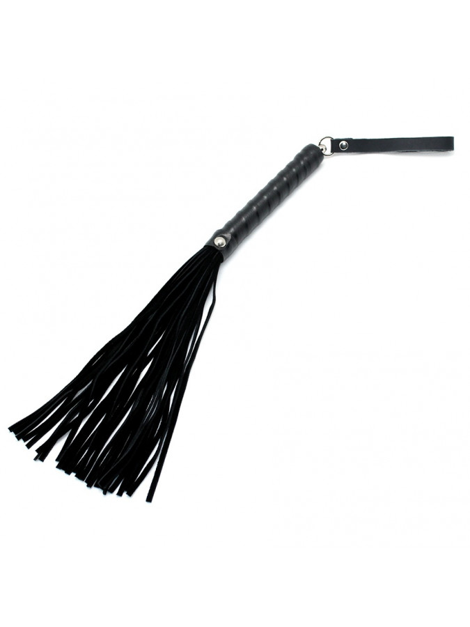 Whip with Strings (35 cm) - Black