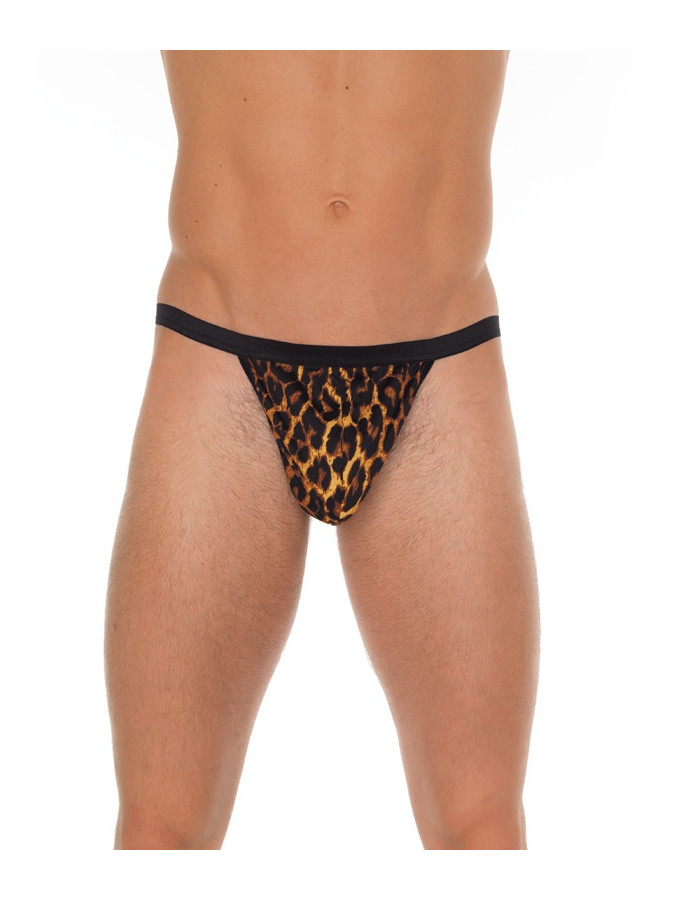Thong One Size Leopard Print