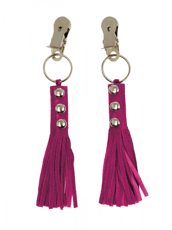 Whip with 38 Strings (35 cm) - Black & Leopard