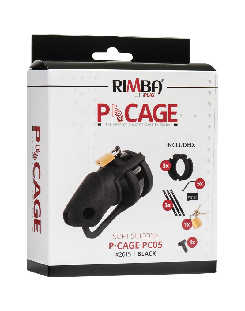 P-Cage PC05 - Penis Cage - Black