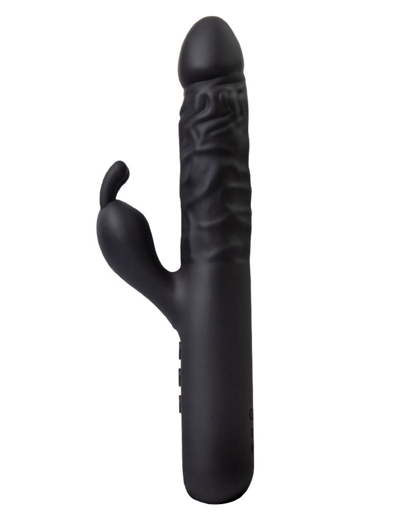 Sensual Nights SN06 - Realistic Rabbit Vibrator - Black