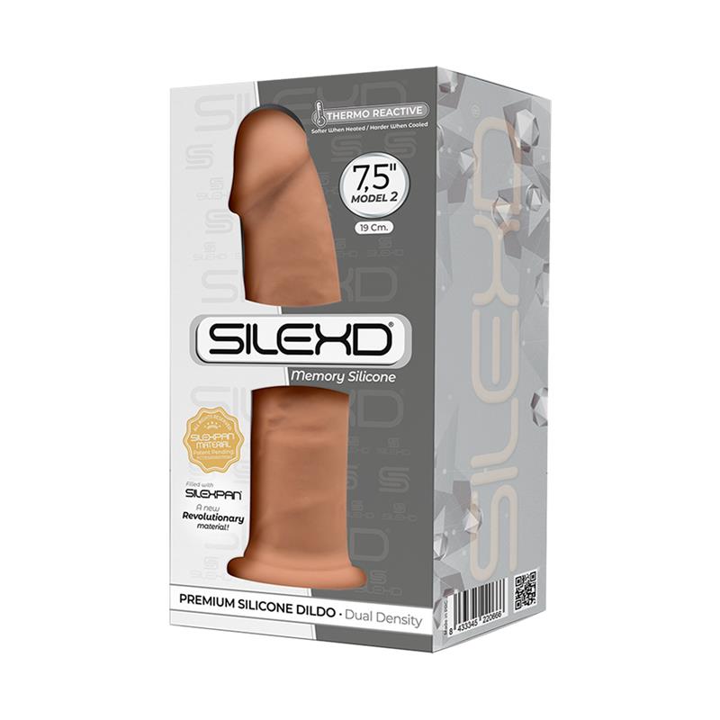 Dildo Dual Density Mod. 2 - 7.5" Caramel