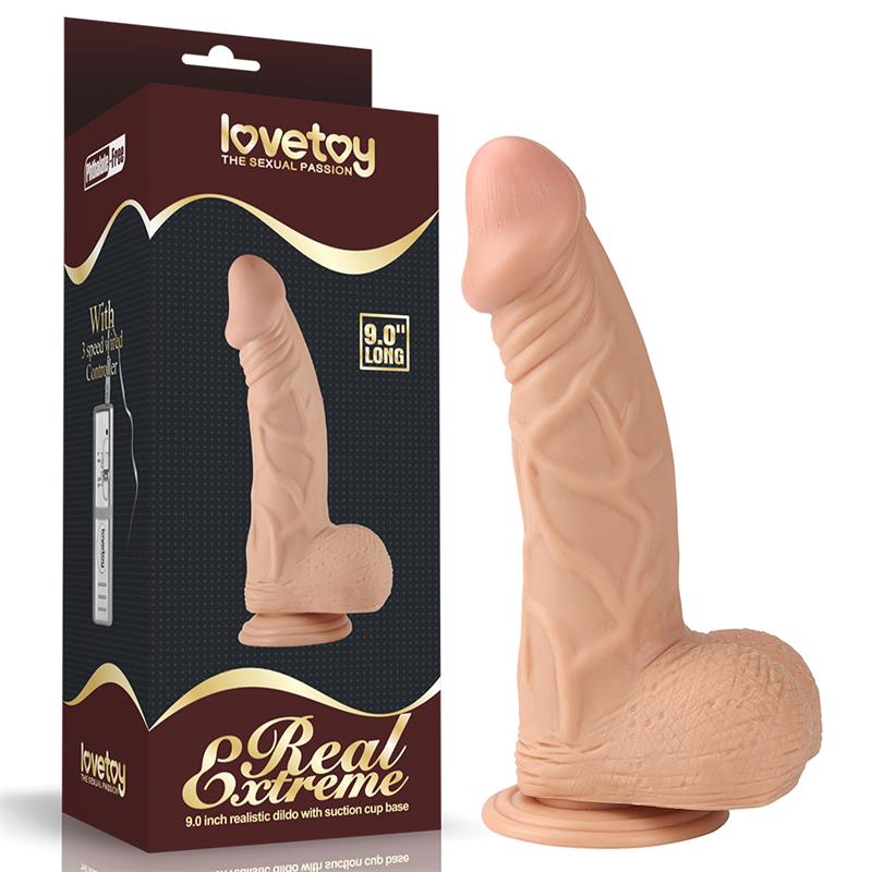 Dildo Real Extreme 9" Flesh