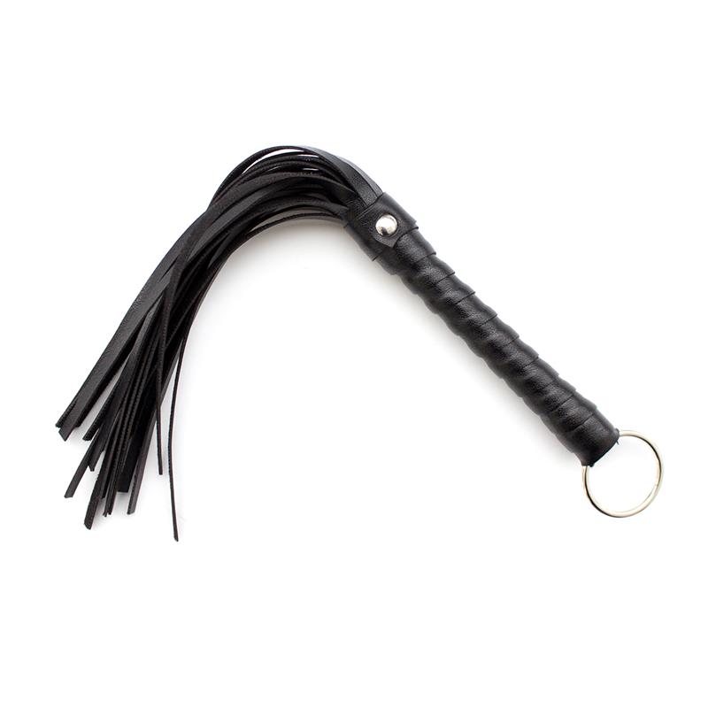 Mini Flogger 28 cm Μαύρο - Μίνι μαστίγιο
