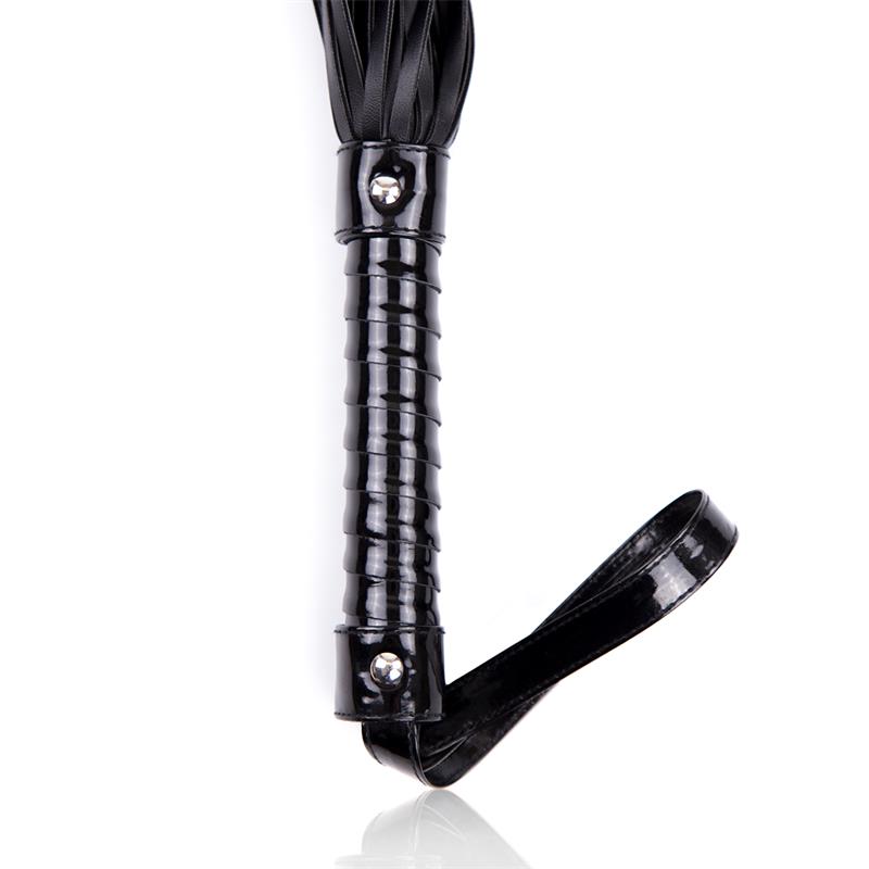 Shinny Handle Flogger 44 cm Black - Image 3