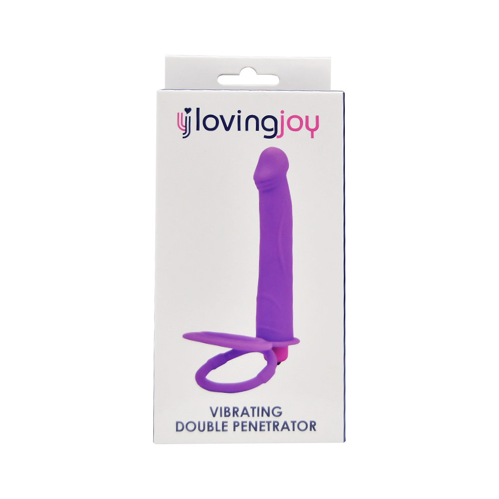 Loving Joy Διπλής διείσδυσης Strap On Vibrator